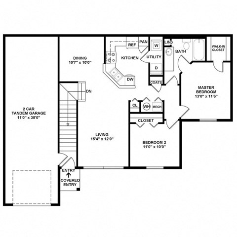 a floor plan of a home